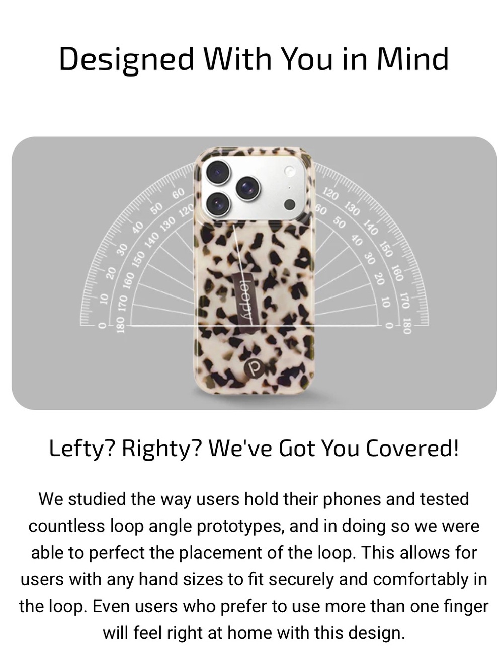 iPhone 16 Plus loopy doggy paw print case & holder/bag “stop the drop” NEW! - Picture 15 of 16